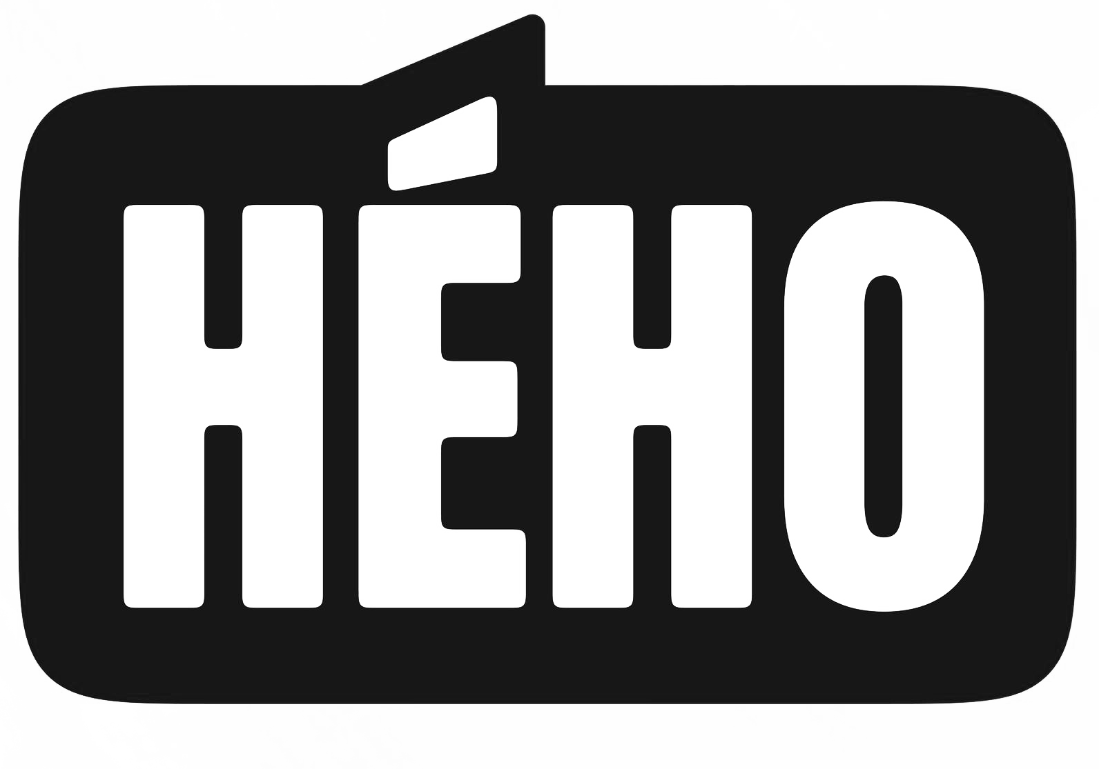 logo he?ho - greyscale